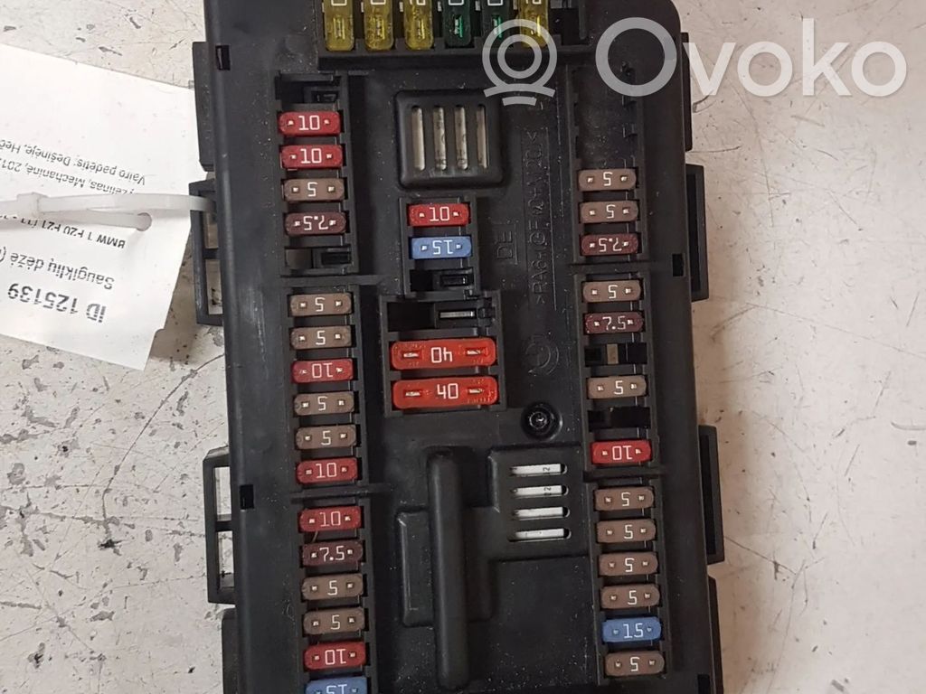 BMW 1 F20 F21 Fuse box set 