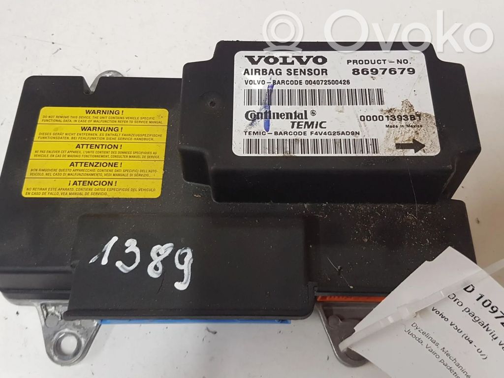 Volvo V50 Airbag control unit/module 