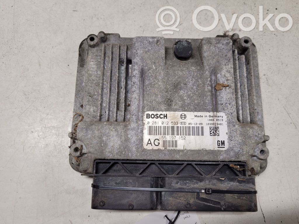 Opel Vectra C Engine control unit/module 