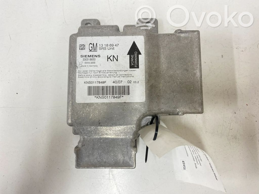 Opel Vectra C Airbag control unit/module 