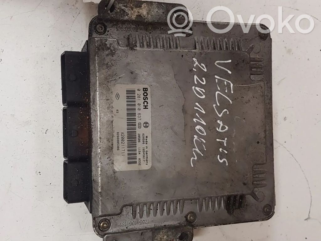 Renault Vel Satis Engine control unit/module 