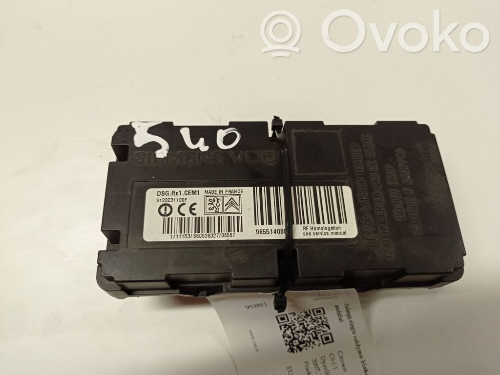 Citroen C6 Padangų slėgio valdymo blokas 