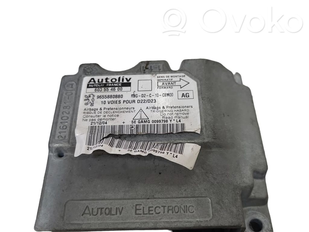 Peugeot 407 Airbag control unit/module 