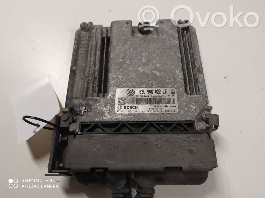 Volkswagen Golf VI Engine control unit/module 
