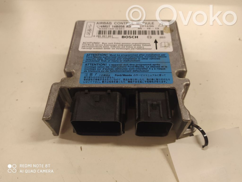Ford Focus C-MAX Airbag control unit/module 