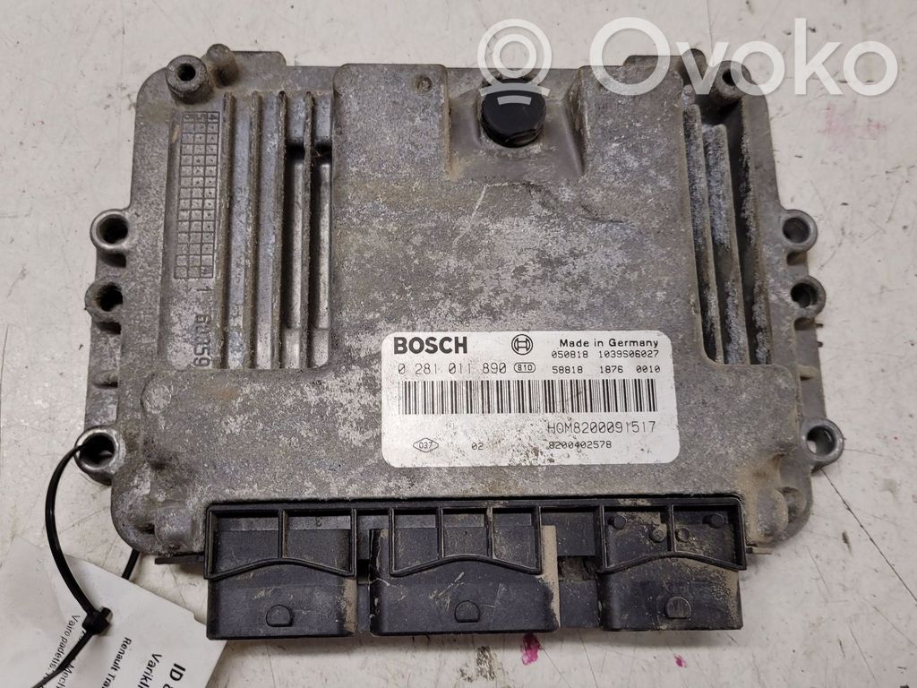 Renault Trafic II (X83) Engine control unit/module 