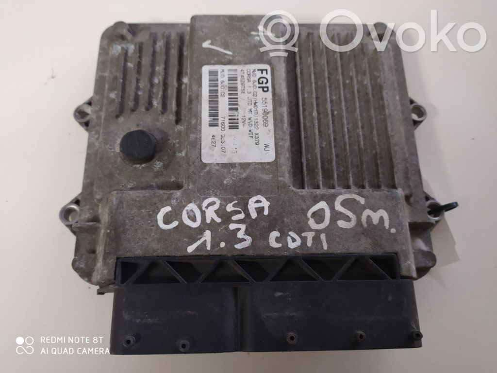 Opel Corsa C Engine control unit/module 