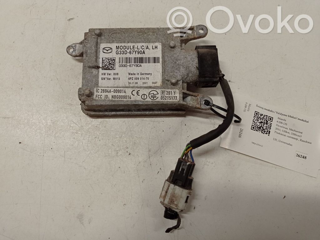 Mazda 6 Light module LCM 