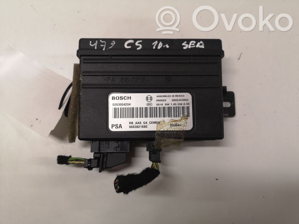 Citroen C5 Parking PDC control unit/module 