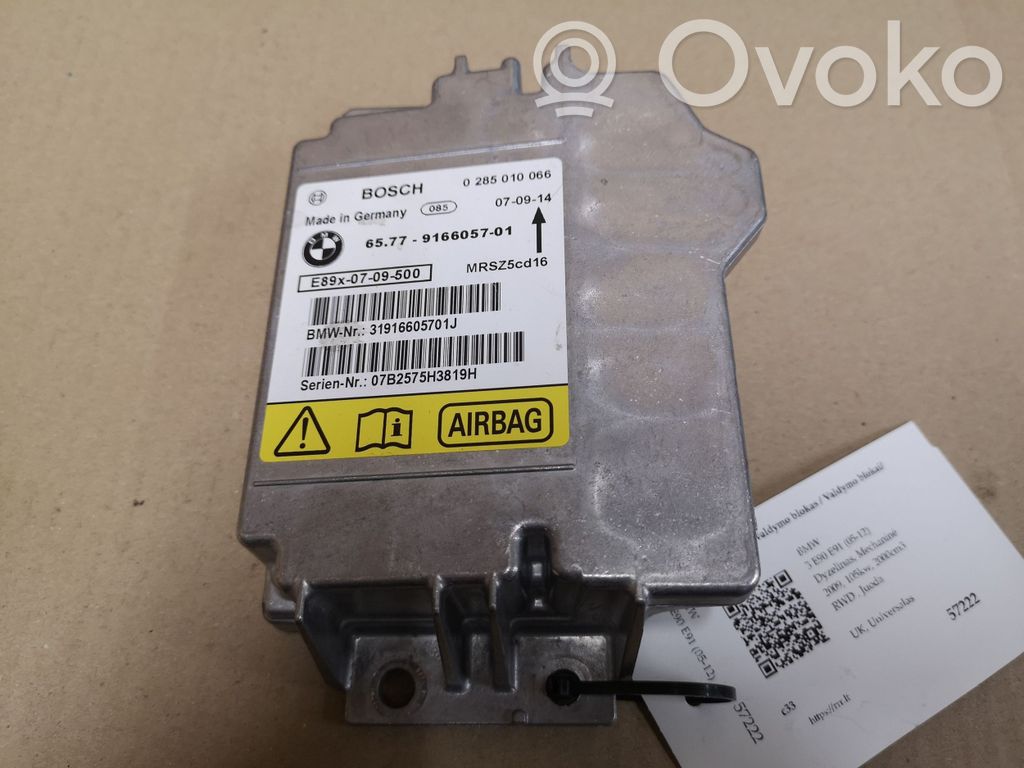 BMW 3 E90 E91 Airbag control unit/module 