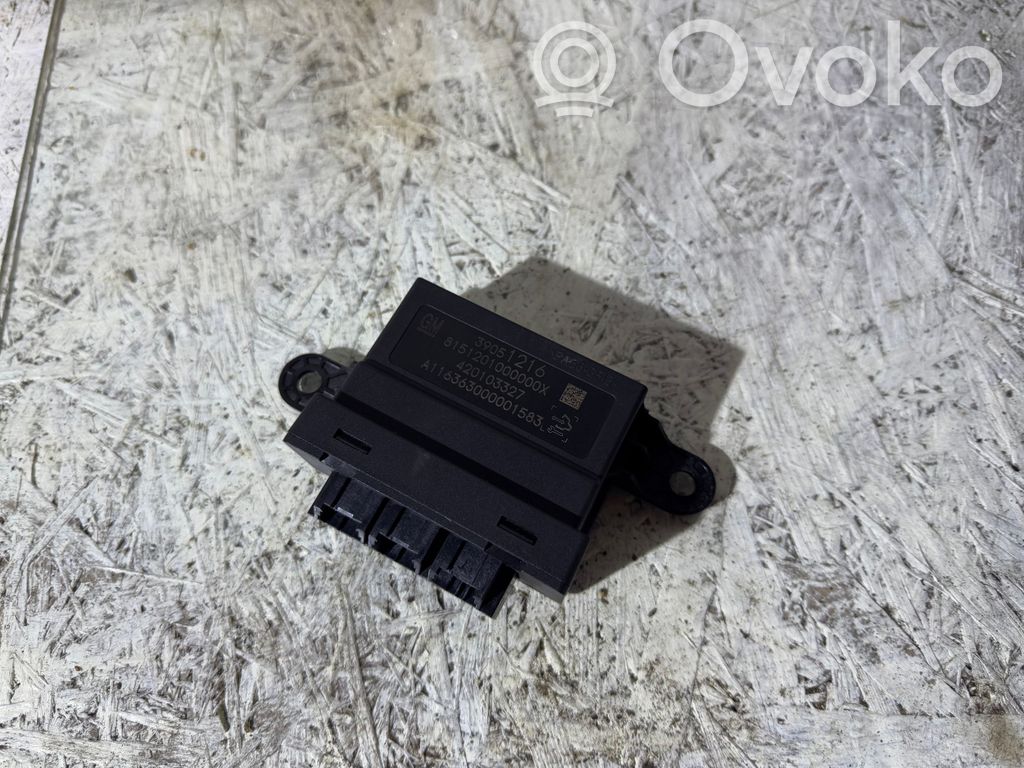 Opel Astra K Parking PDC control unit/module 