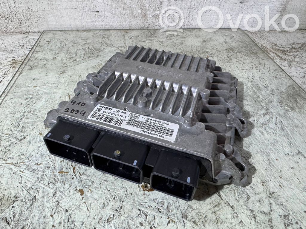 Peugeot 407 Engine control unit/module 