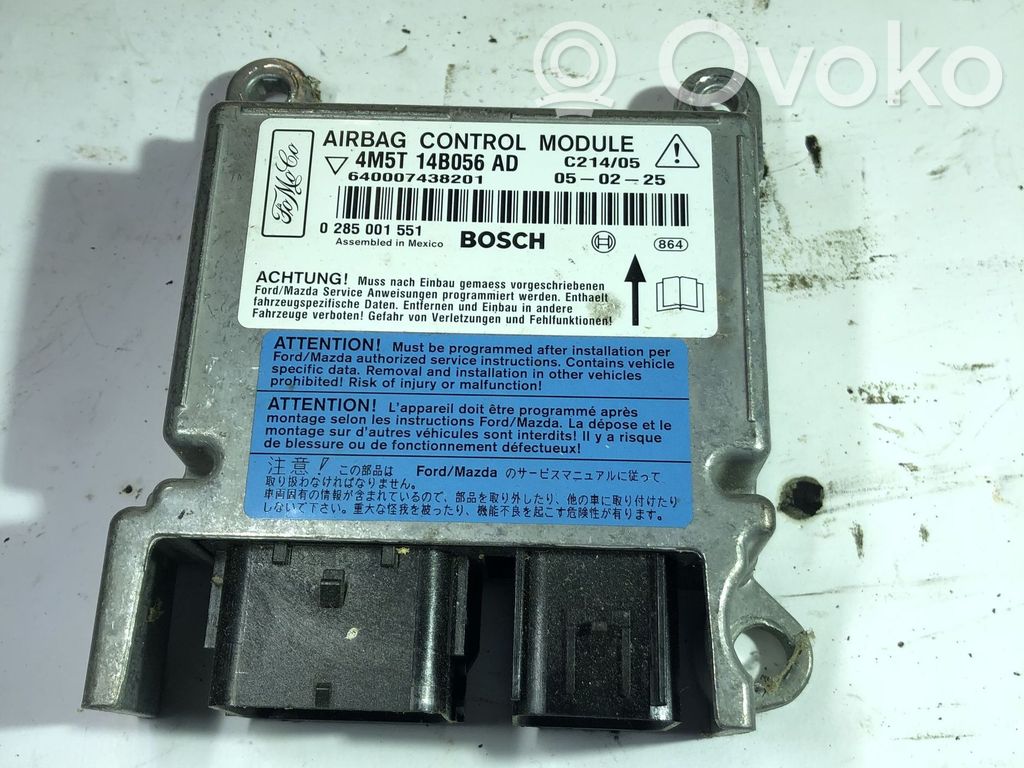 Ford Focus C-MAX Airbag control unit/module 