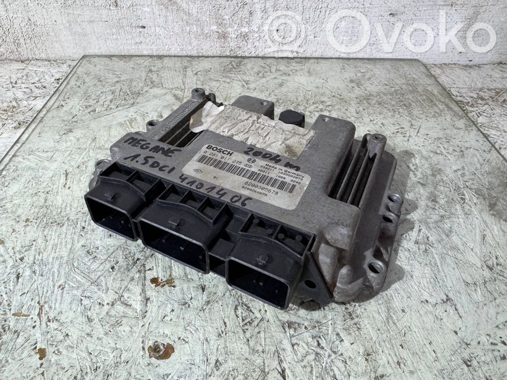 Engine control unit/module   0281011275,8200305678,8200269879