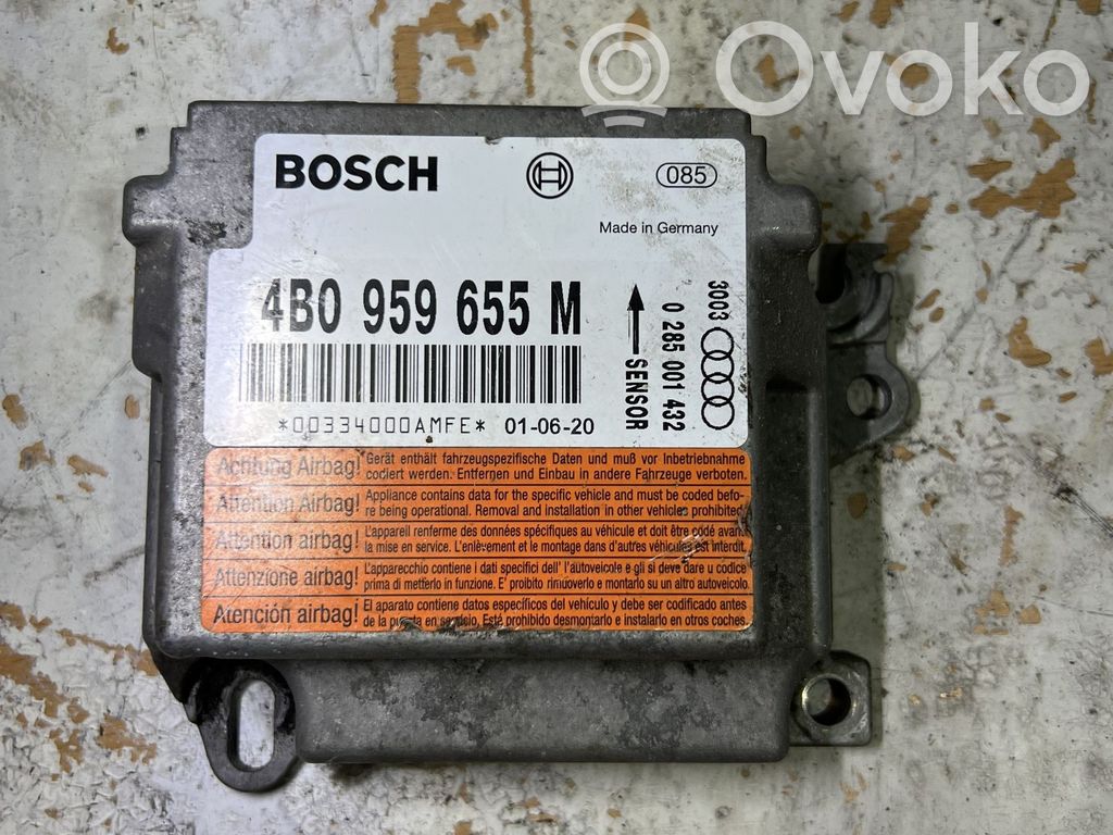 Audi A6 S6 C5 4B Airbag control unit/module 