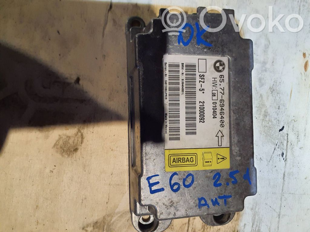 BMW 5 E60 E61 Airbag control unit/module 