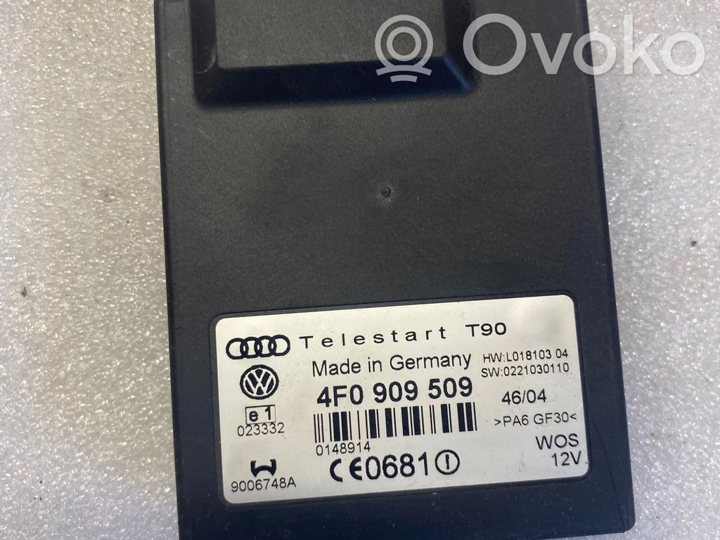 Volkswagen Touareg I Auxiliary heating control unit/module 