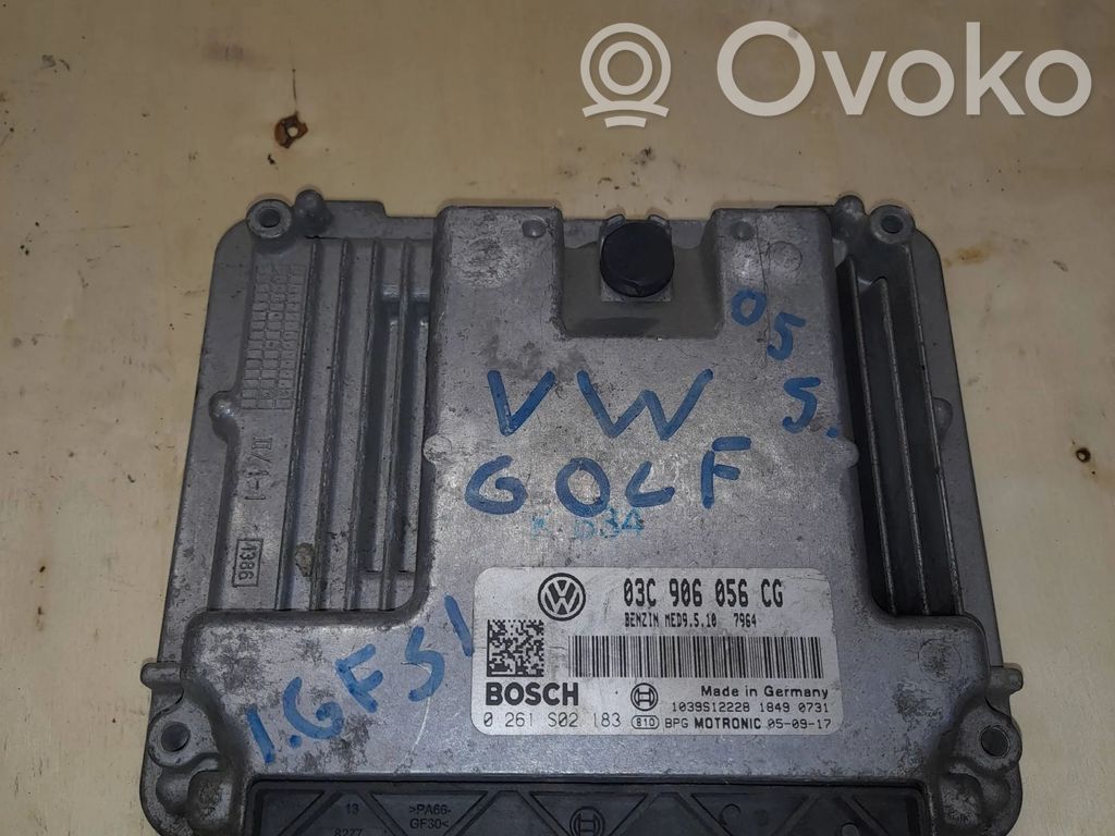 Volkswagen Golf V Engine control unit/module 