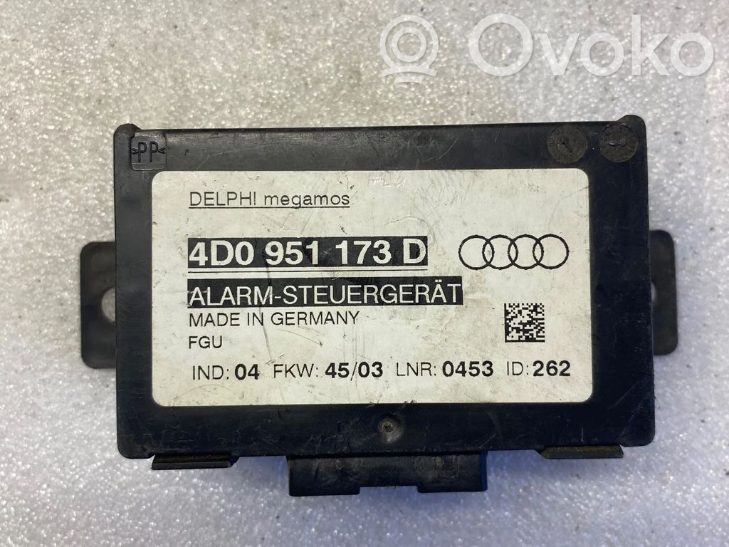 Audi A6 Allroad C5 Alarm control unit/module 