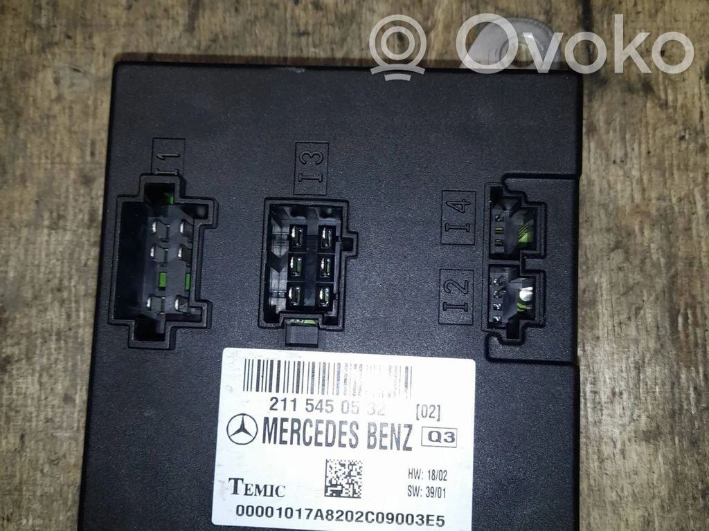 Mercedes-Benz E W211 Comfort/convenience module 