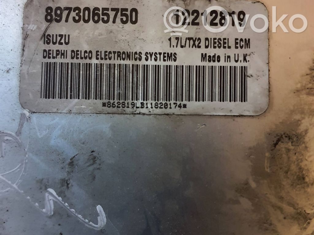 Opel Astra G Engine control unit/module 