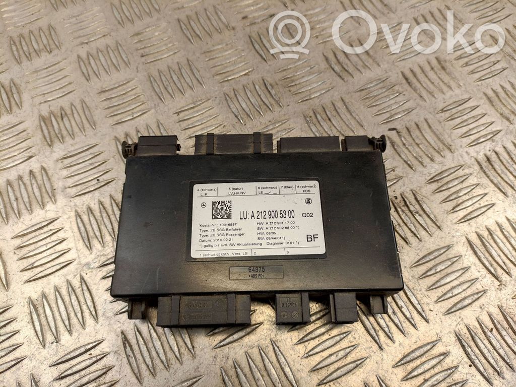 Mercedes-Benz GLK (X204) Module de commande de siège 