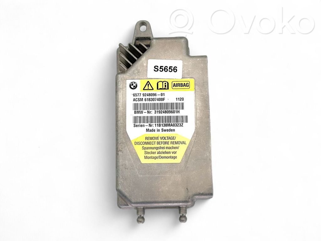 BMW 5 F10 F11 Sterownik / Moduł Airbag 
