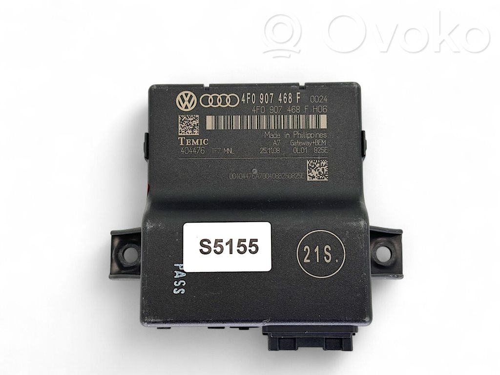 Audi A6 S6 C6 4F Gateway control module 