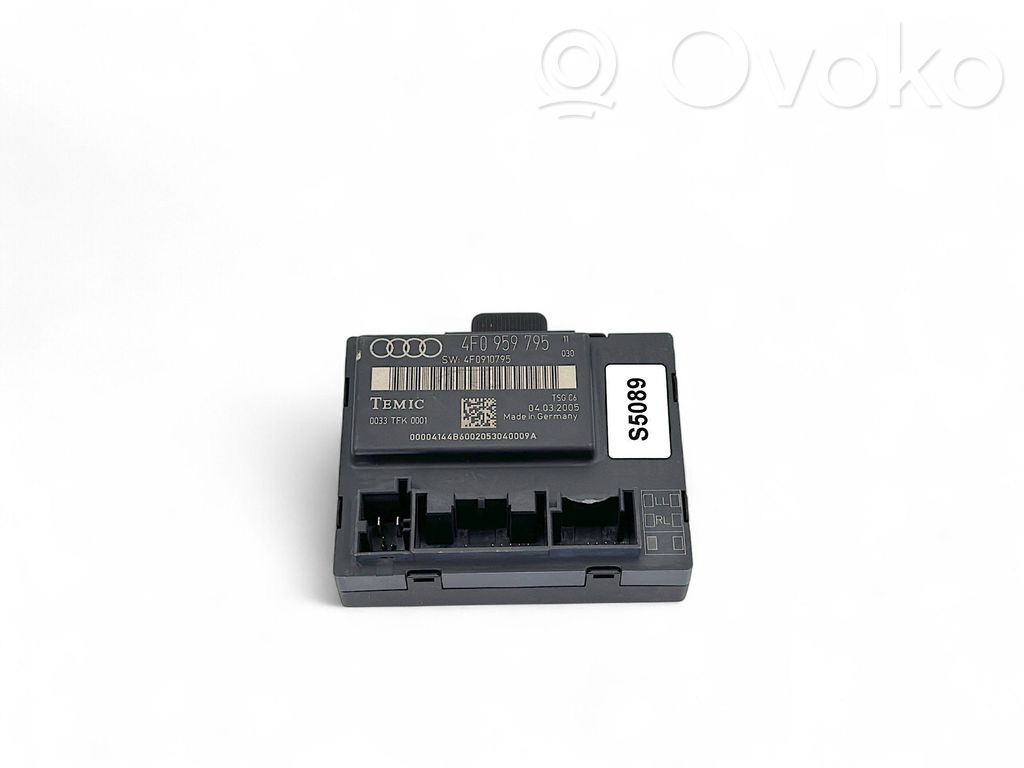 Audi A6 S6 C6 4F Door control unit/module 