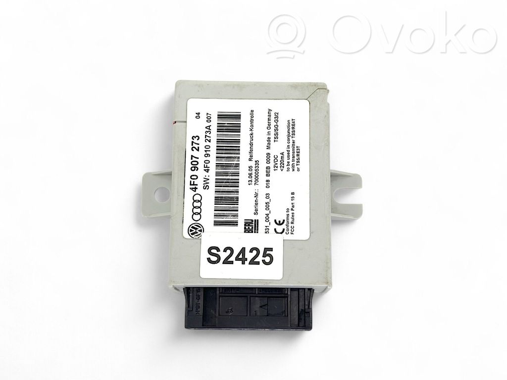 Audi A6 S6 C6 4F Padangų slėgio valdymo blokas 