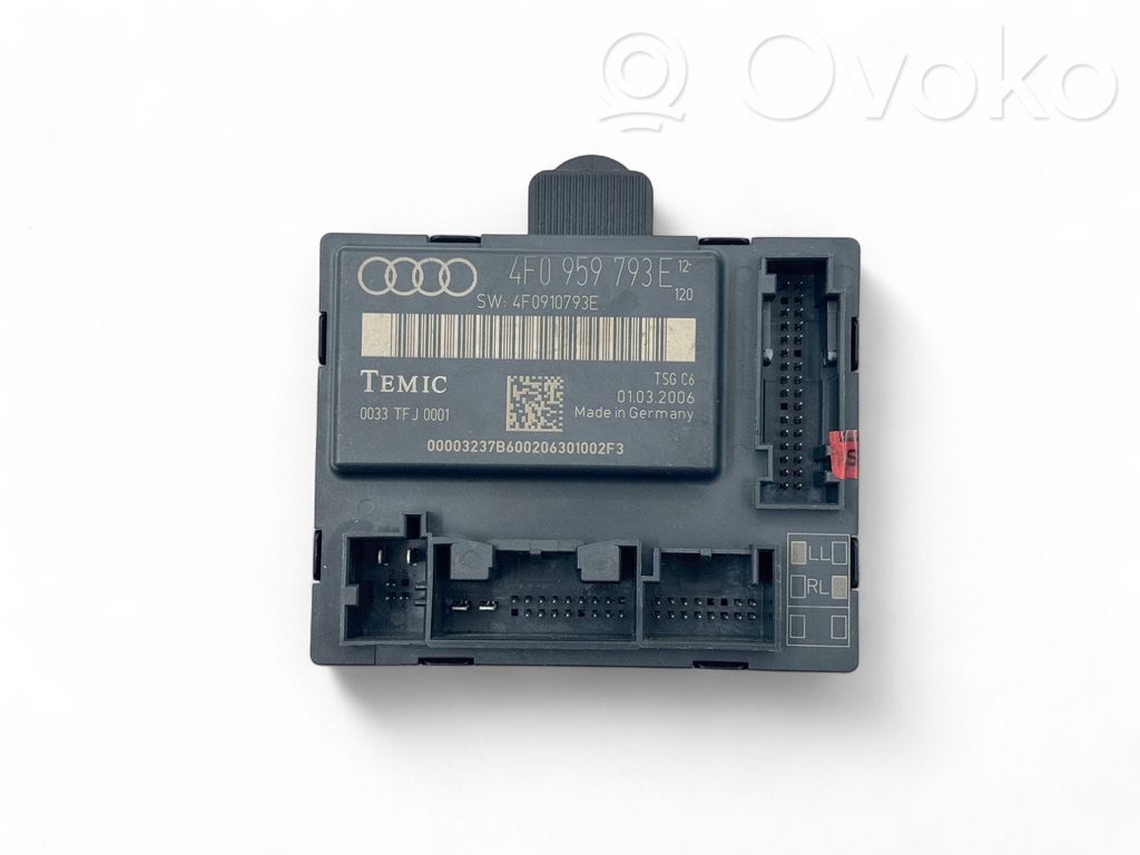 Audi A6 S6 C6 4F Door control unit/module 