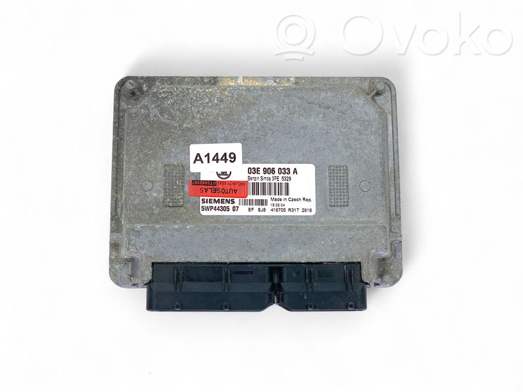Skoda Fabia Mk1 (6Y) Engine control unit/module 