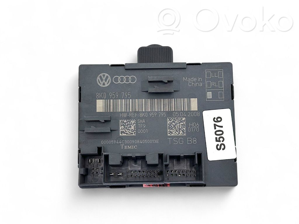 Audi A4 S4 B8 8K Door control unit/module 