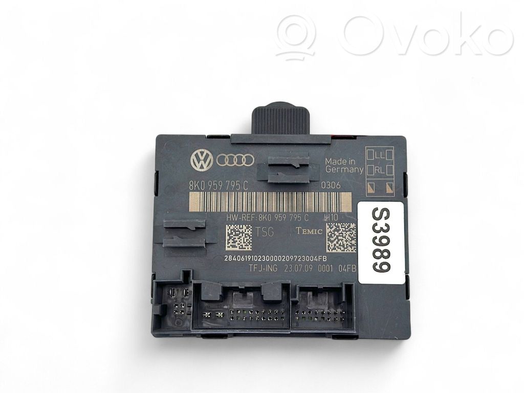 Audi A4 S4 B8 8K Door control unit/module 