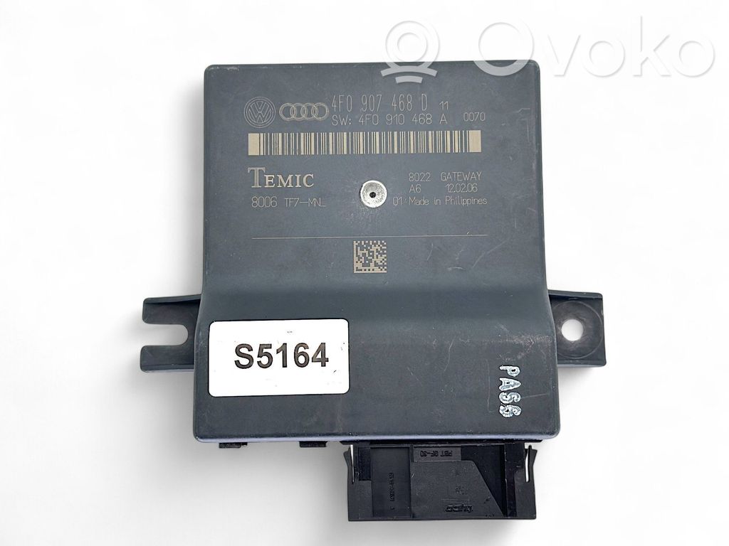 Módulo de control Gateway   4F0907468D,4F0910468A,8006TF7MNL