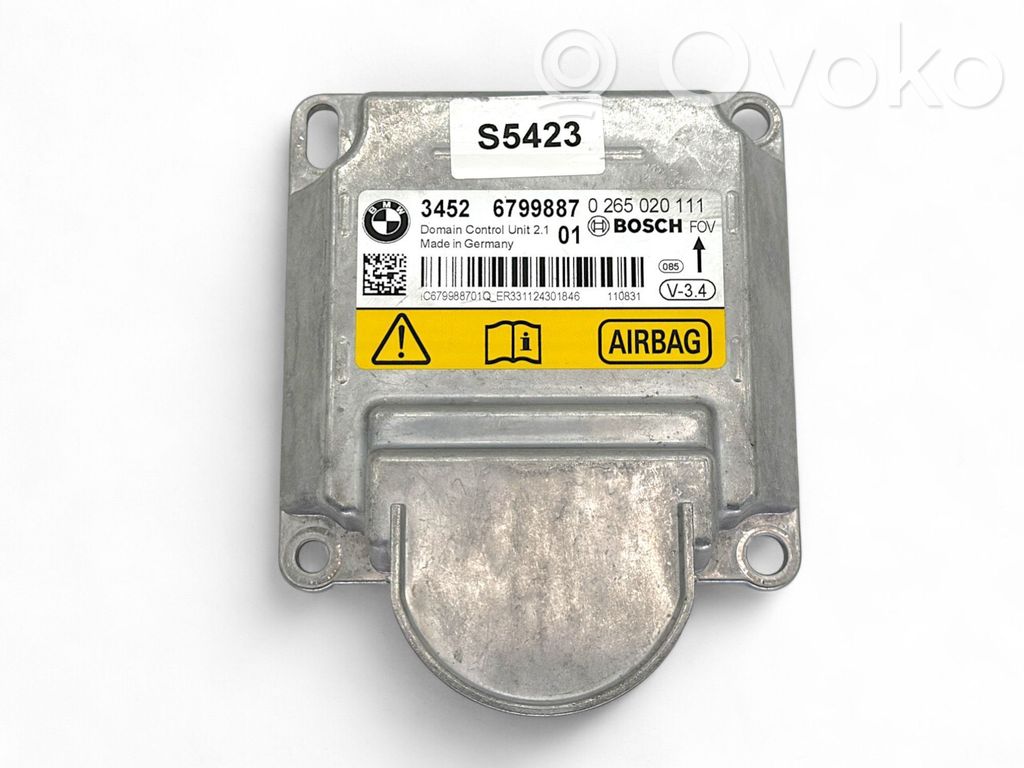 BMW 5 F10 F11 Airbag control unit/module 