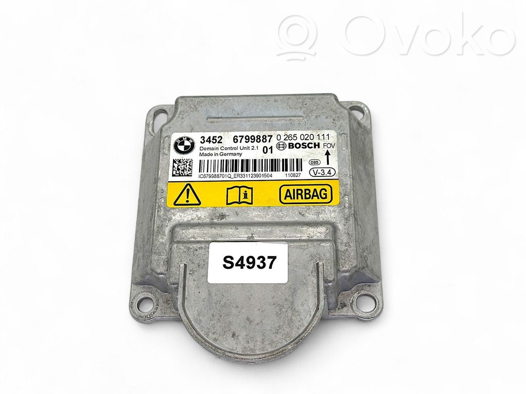BMW 5 F10 F11 Airbag control unit/module 