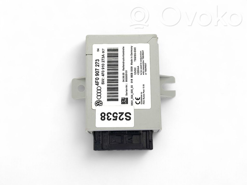 Audi A6 S6 C6 4F Padangų slėgio valdymo blokas 