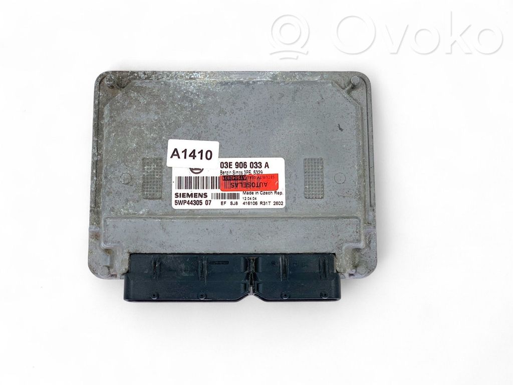 Skoda Fabia Mk1 (6Y) Engine control unit/module 