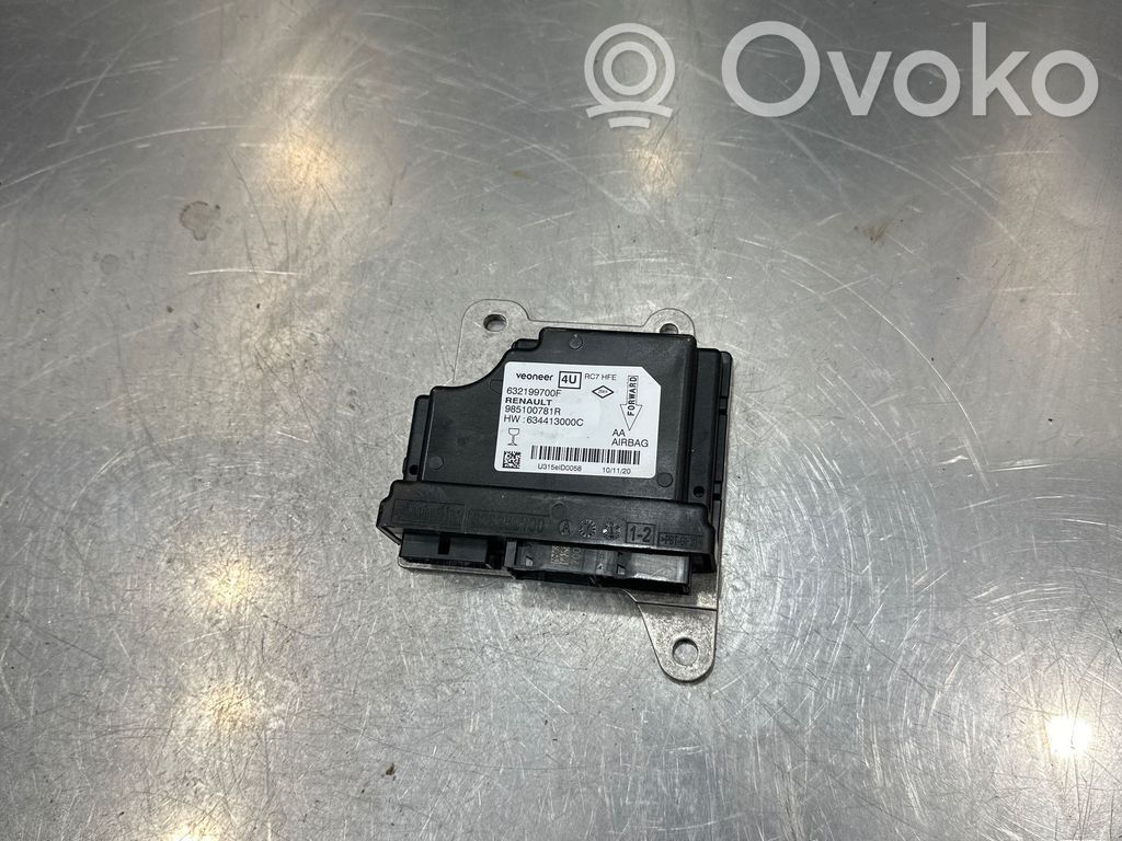 Renault Kadjar Oro pagalvių valdymo blokas 