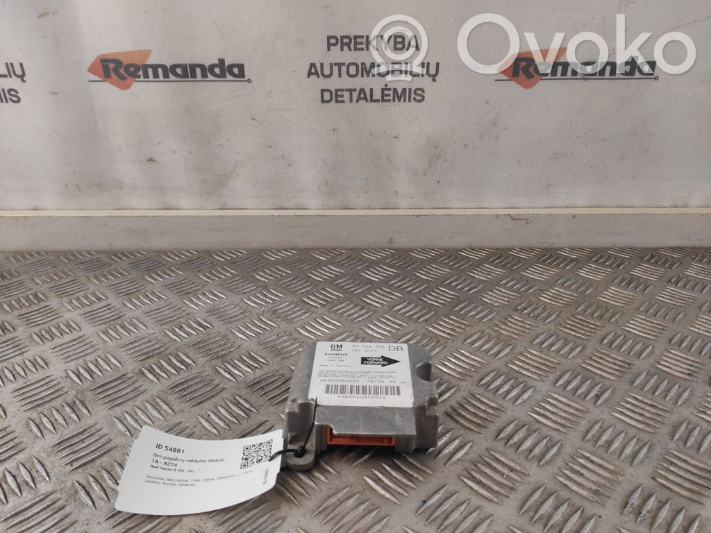 Opel Vectra B Airbag control unit/module 