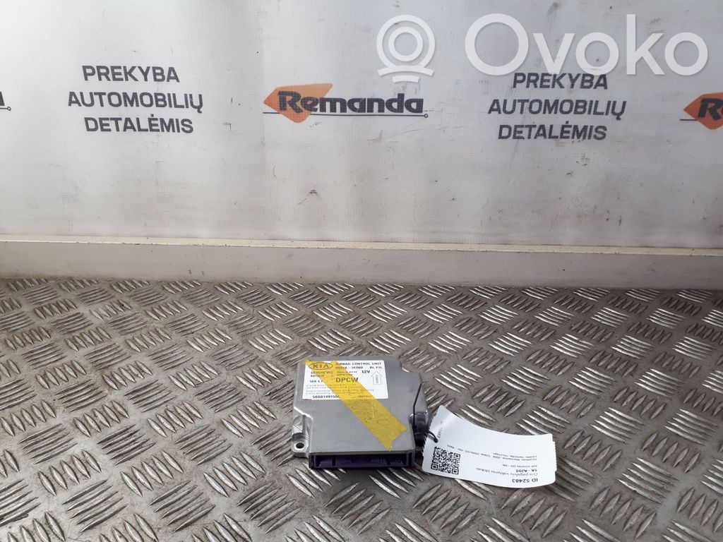 KIA Sorento Airbag control unit/module 