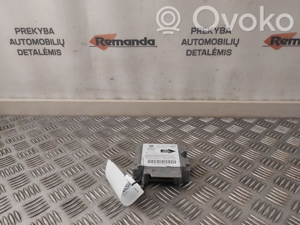 Opel Astra G Airbag control unit/module 
