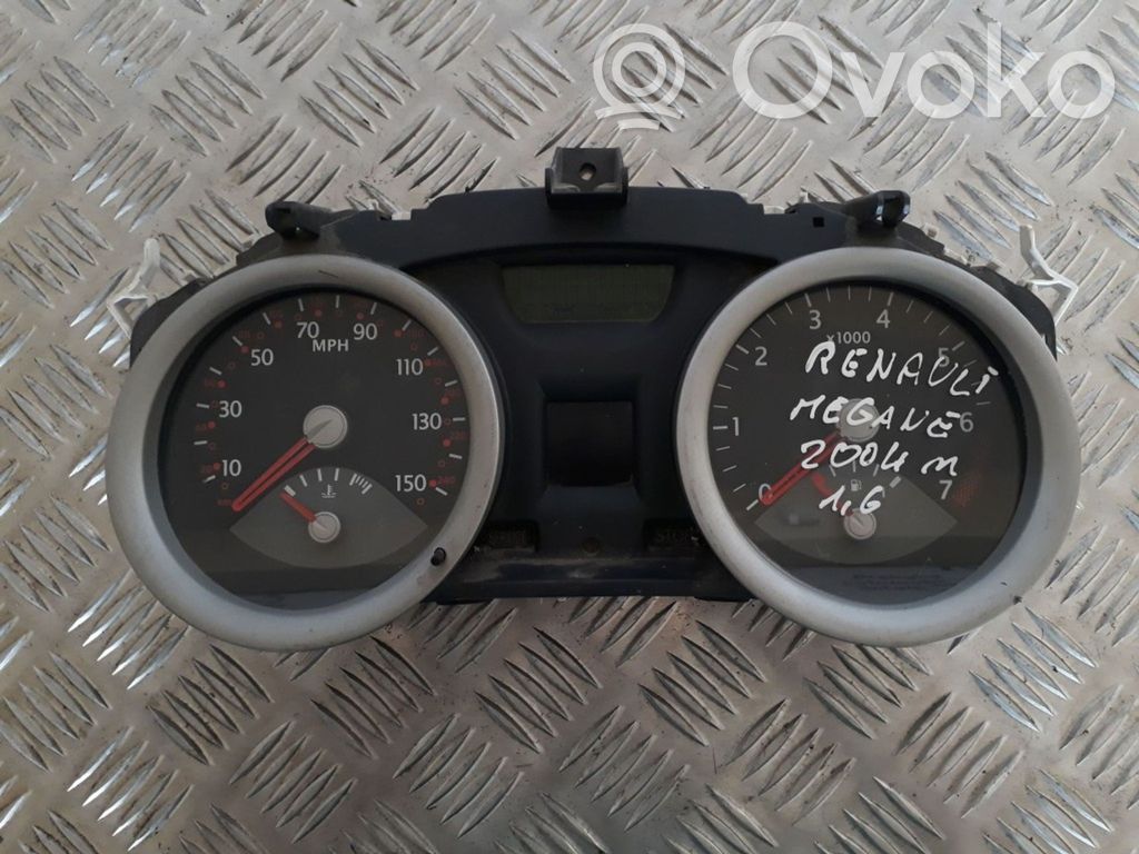 Renault Megane II Speedometer (instrument cluster) 