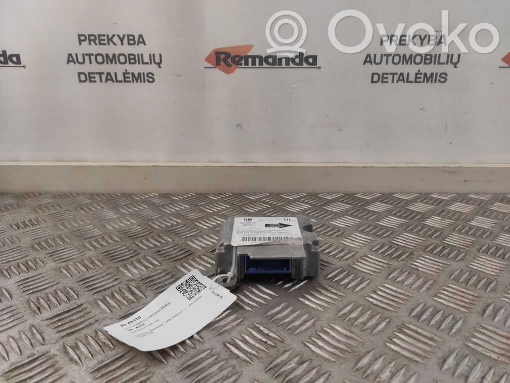 Opel Astra G Airbag control unit/module 