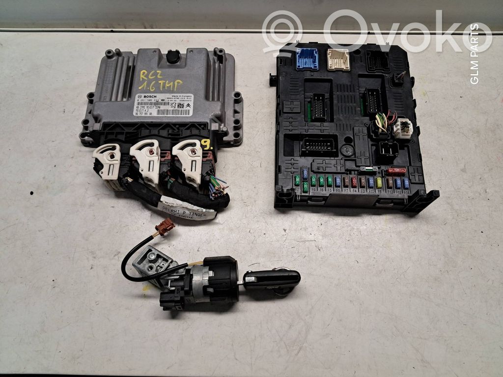 Peugeot RCZ Engine ECU kit and lock set 