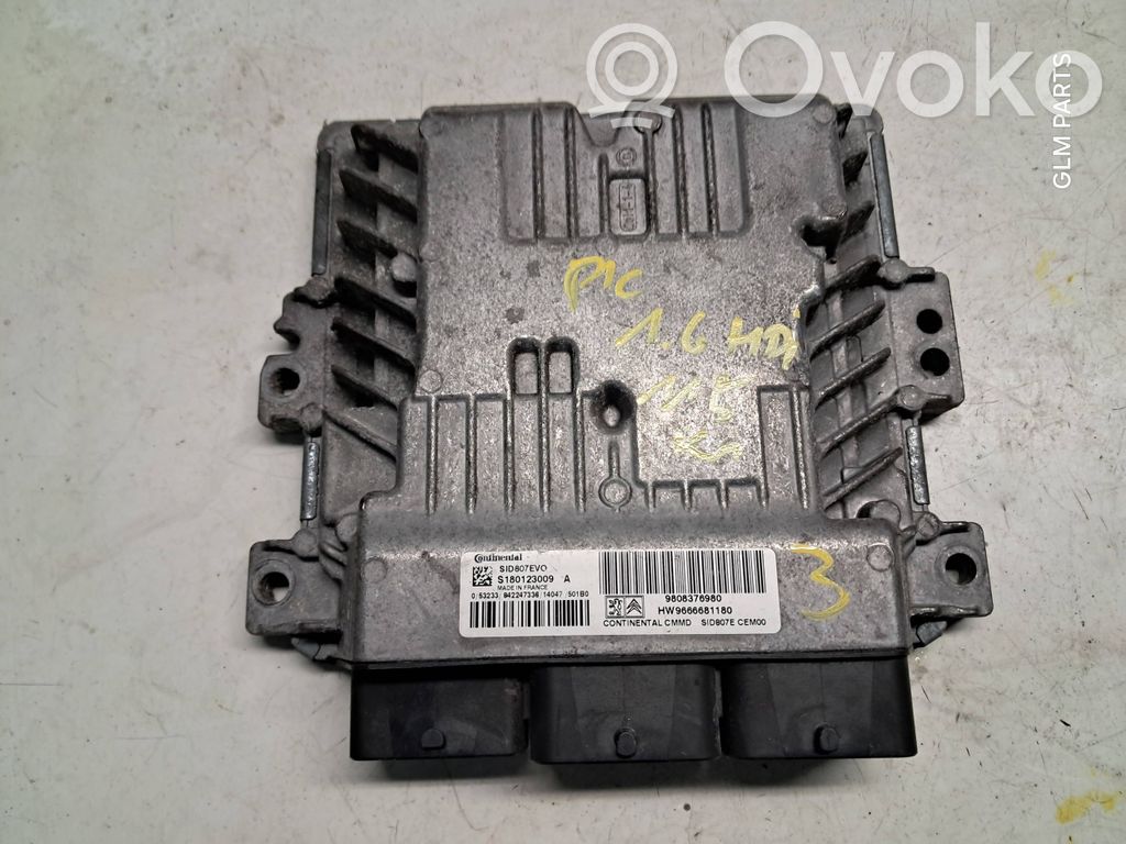 Citroen C4 II Picasso Engine control unit/module 