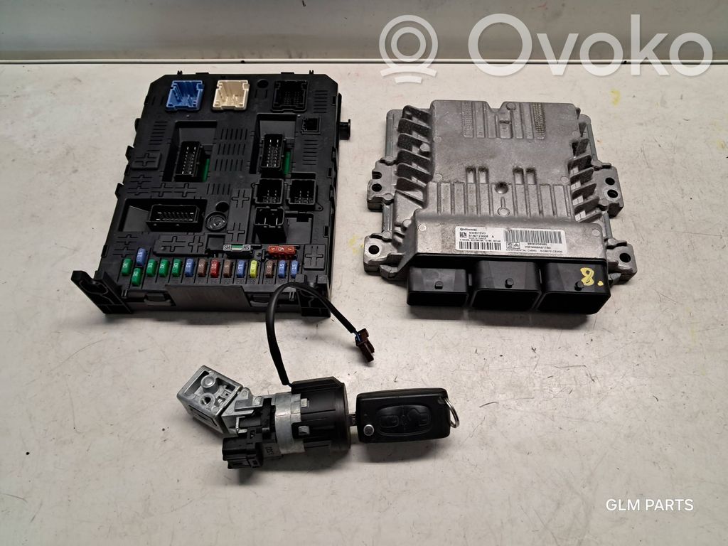 Peugeot 3008 I Engine ECU kit and lock set 