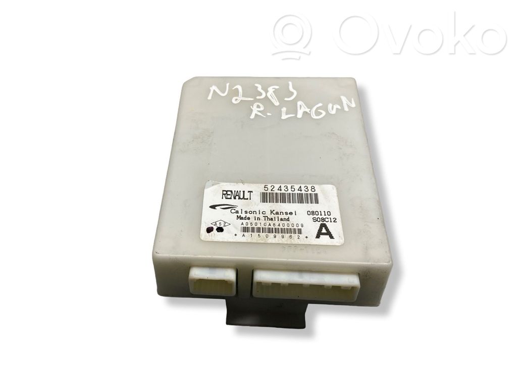 Renault Laguna III Climate control unit 