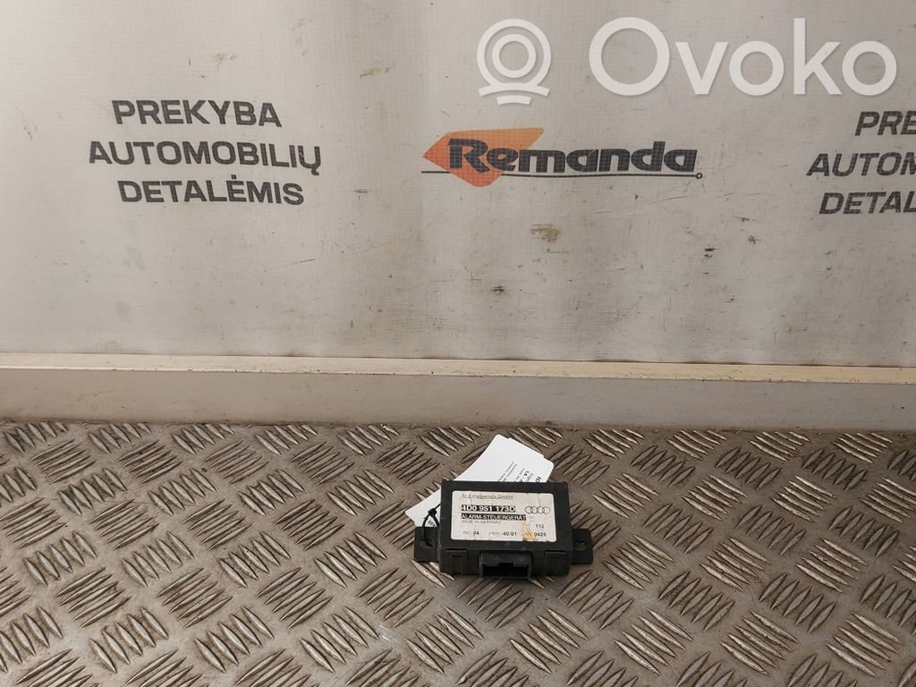 Audi A6 S6 C5 4B Alarm control unit/module 